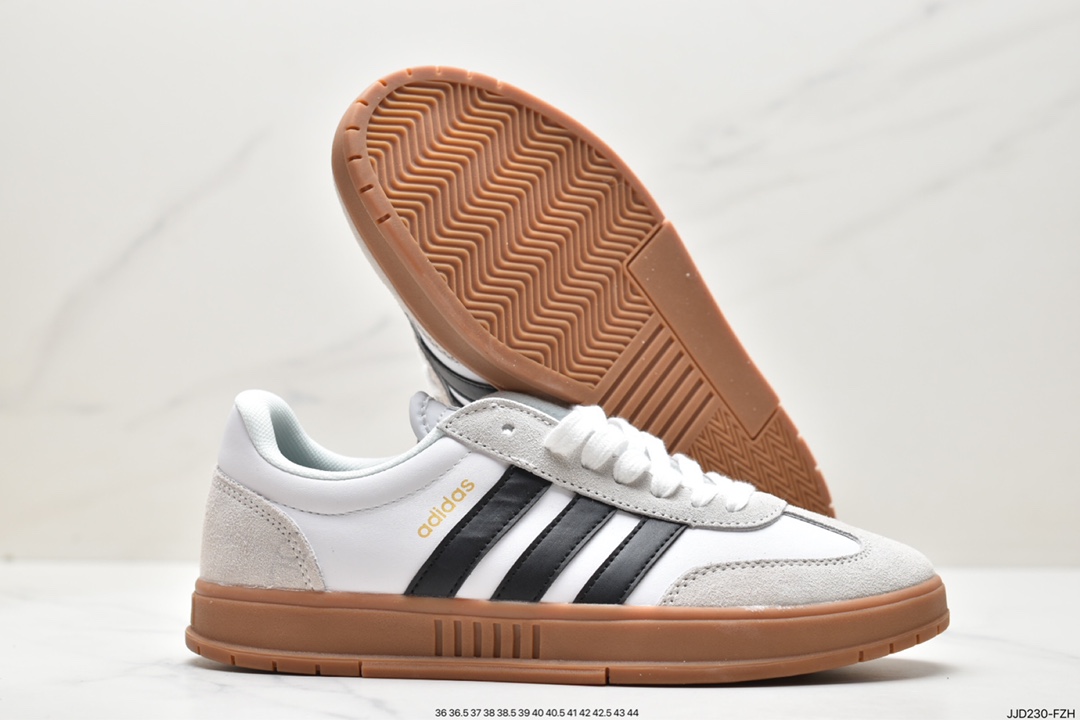 Adidas COURTIC clover retro men's and women's casual sports versatile campus sneakers FW3378