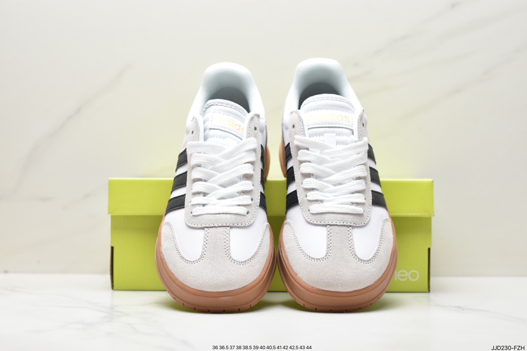 Adidas COURTIC clover retro men's and women's casual sports versatile campus sneakers FW3378