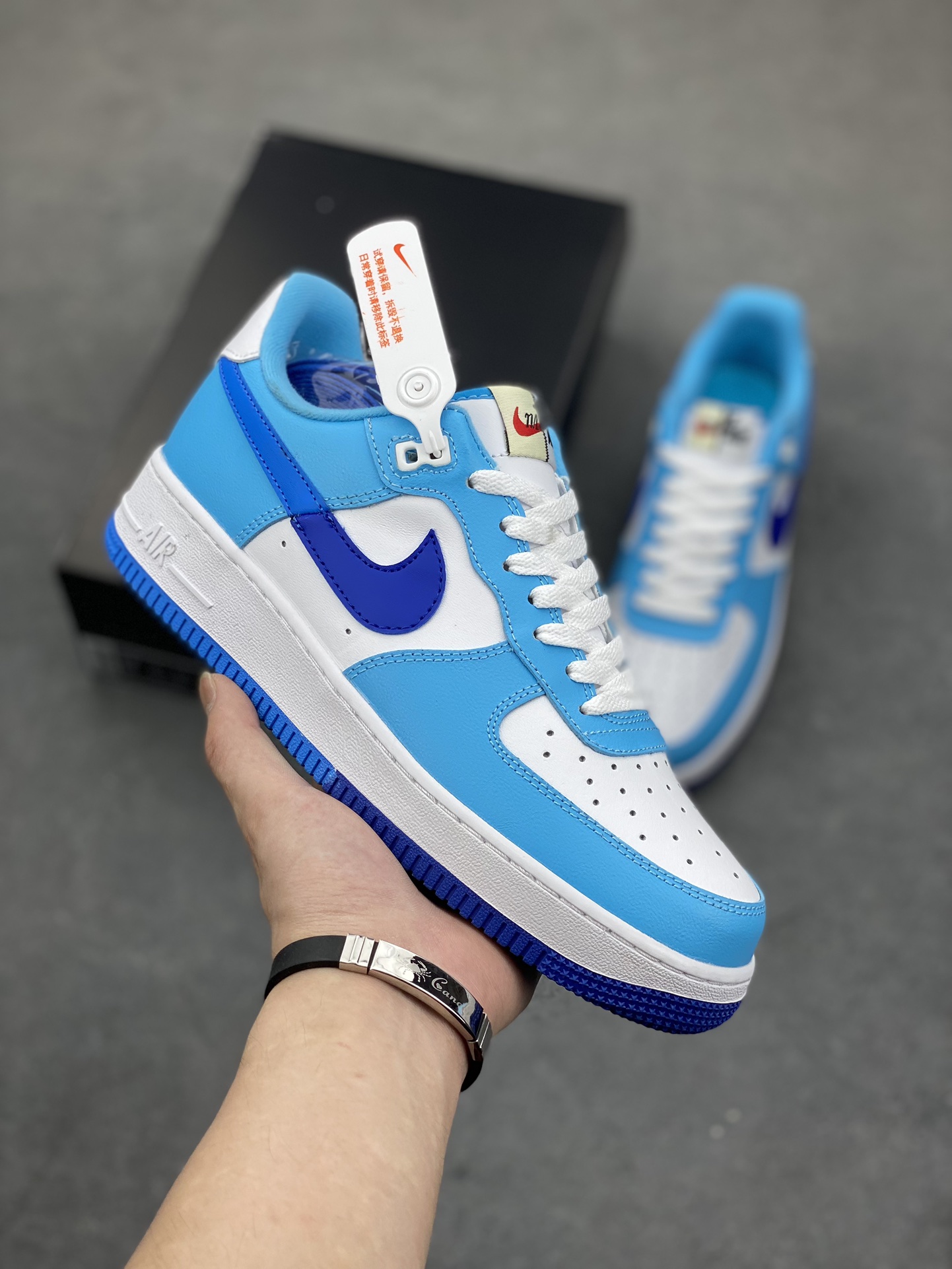 Nike Air Force 1 Low White Blue Sneakers - Premium Quality & Comfort 2 i1685126565 6661 0