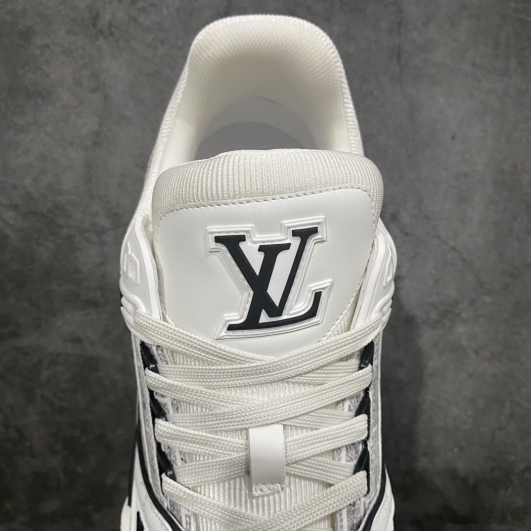 [Adhesive-free top version] LV Trainer series high-end luxury sports shoes available for delivery on the same day