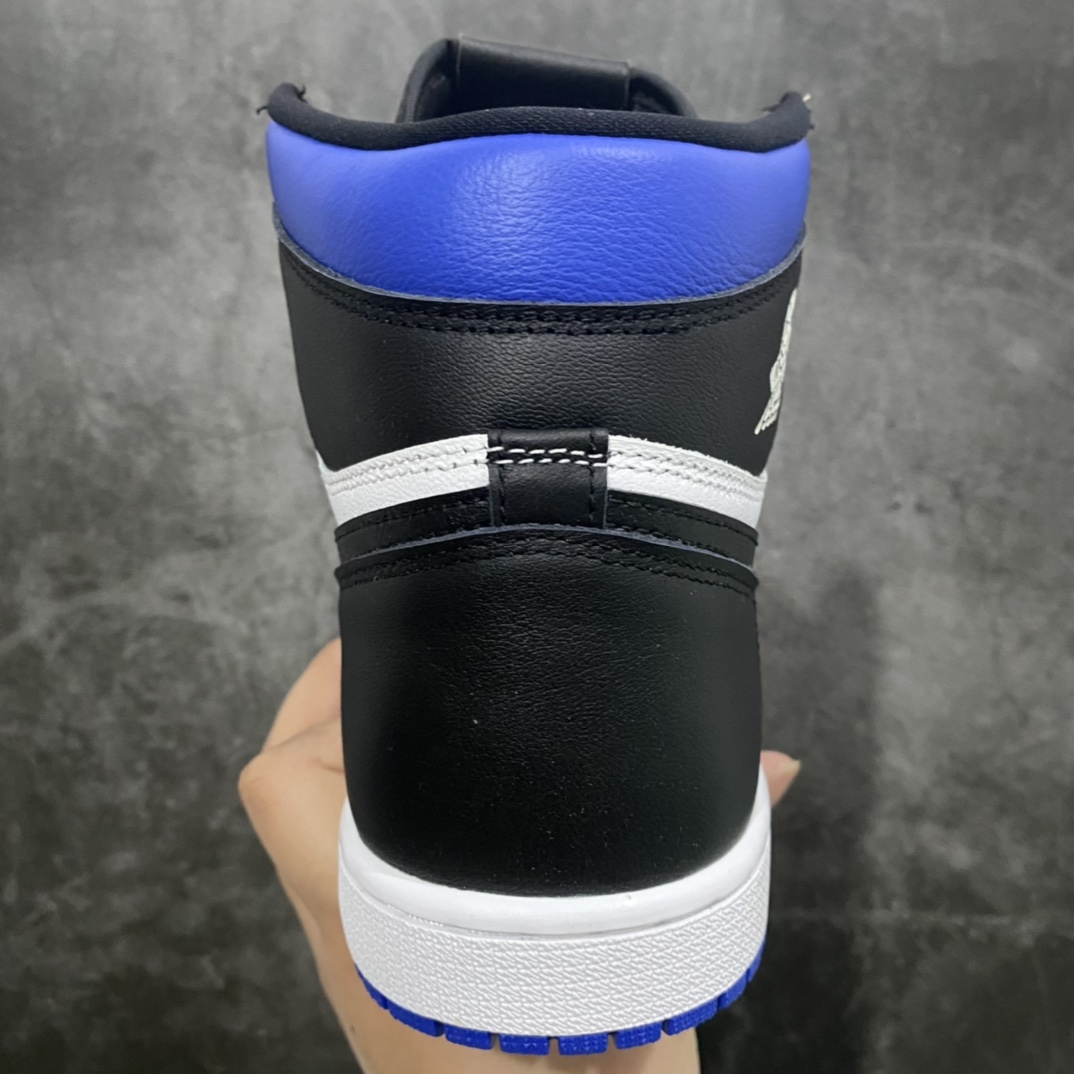 420 【X版纯原】Air Jordan 1 Retro High OG “White Royal” 高帮 黑蓝脚趾 AJ1黑蓝脚趾 555088-041