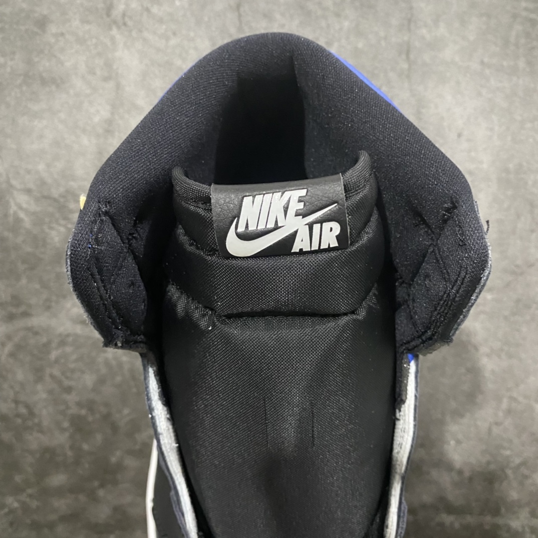 420 【X版纯原】Air Jordan 1 Retro High OG “White Royal” 高帮 黑蓝脚趾 AJ1黑蓝脚趾 555088-041