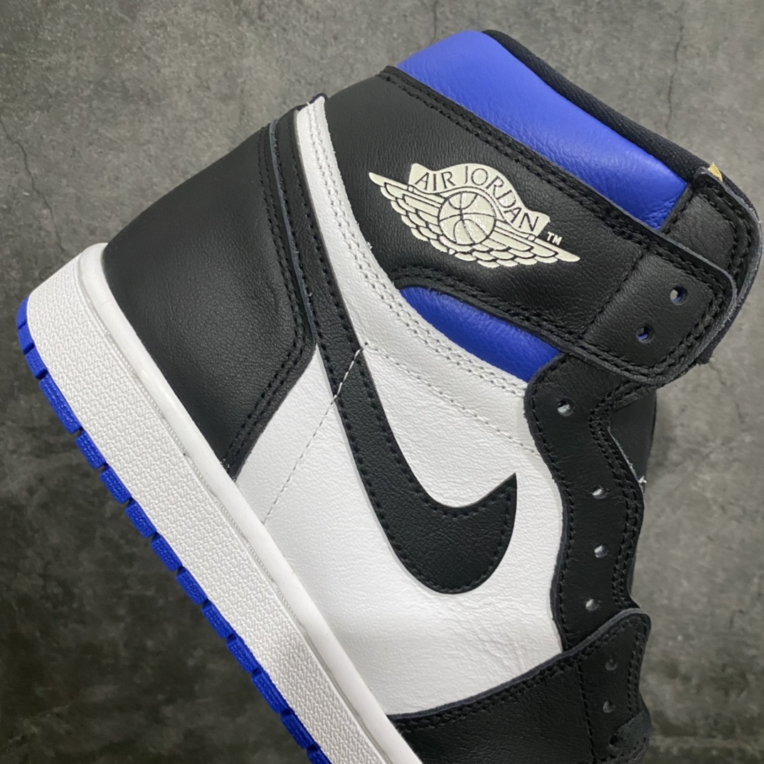 420 【X版纯原】Air Jordan 1 Retro High OG “White Royal” 高帮 黑蓝脚趾 AJ1黑蓝脚趾 555088-041