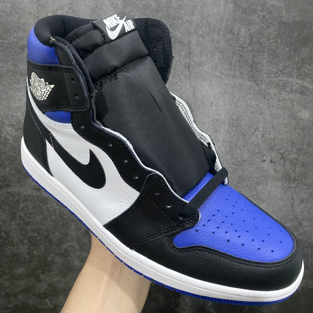 420 【X版纯原】Air Jordan 1 Retro High OG “White Royal” 高帮 黑蓝脚趾 AJ1黑蓝脚趾 555088-041