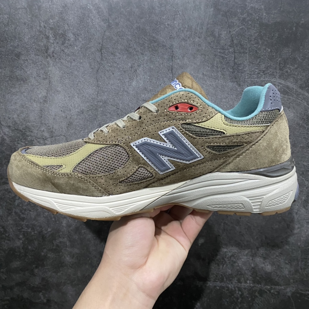 [K version pure original] Bodega x New Balance M990BD3 NB990V3 joint gray coffee