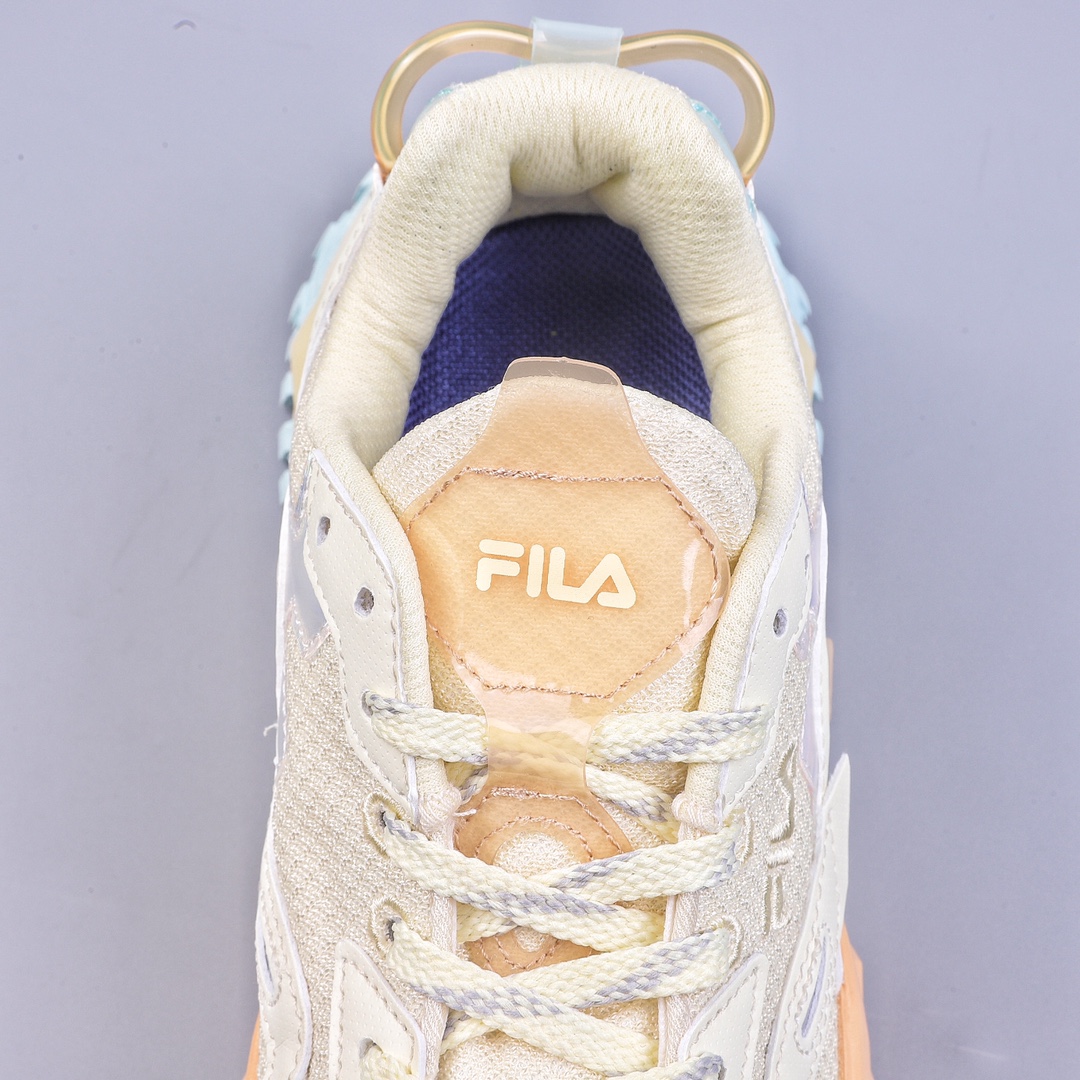 FILA FUSION trendy dad shoes for women summer hard candy shoes thick sole dad shoes running shoes T12W321301FLG