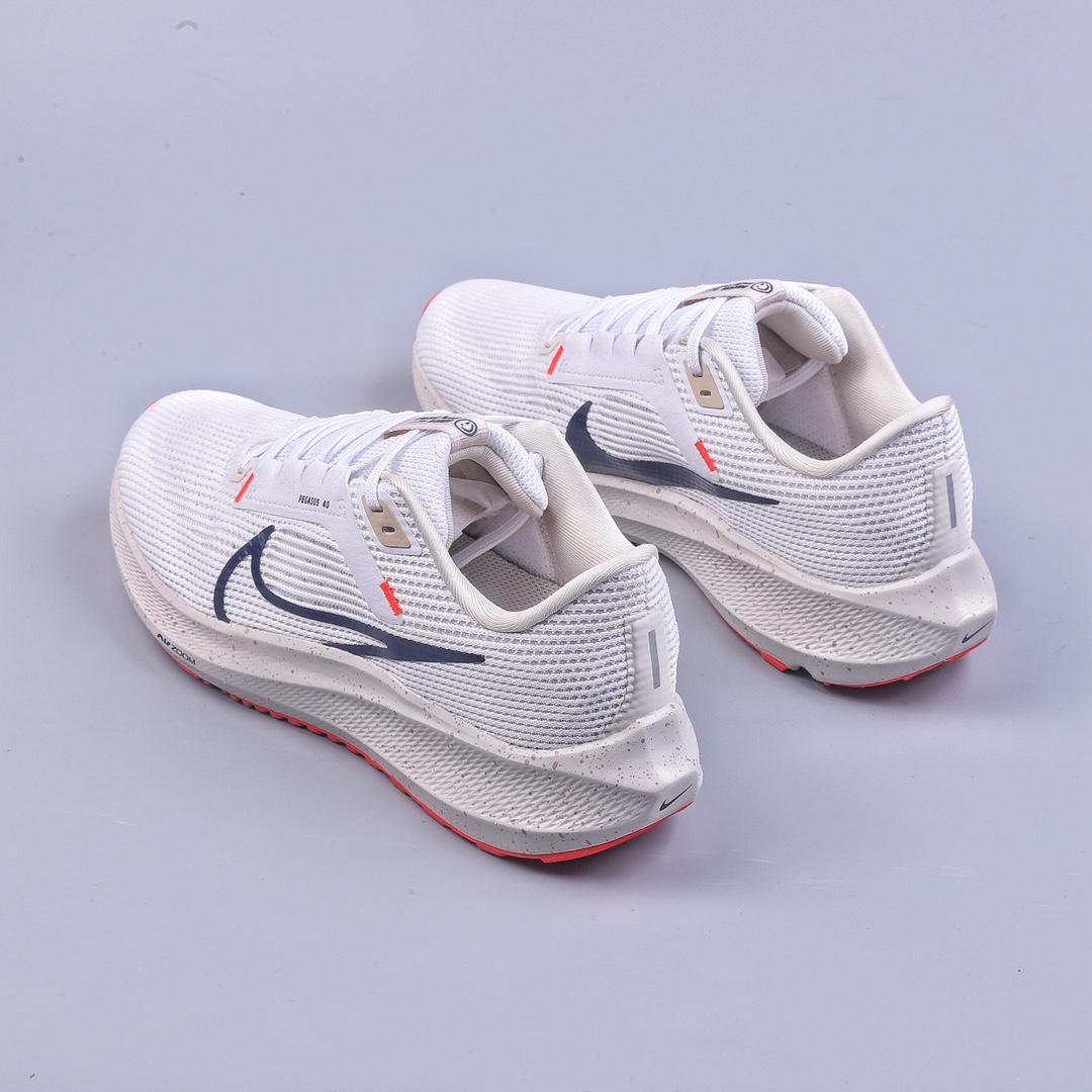 Air Zoom Pegasus 40 White Black Orange DV7480-100