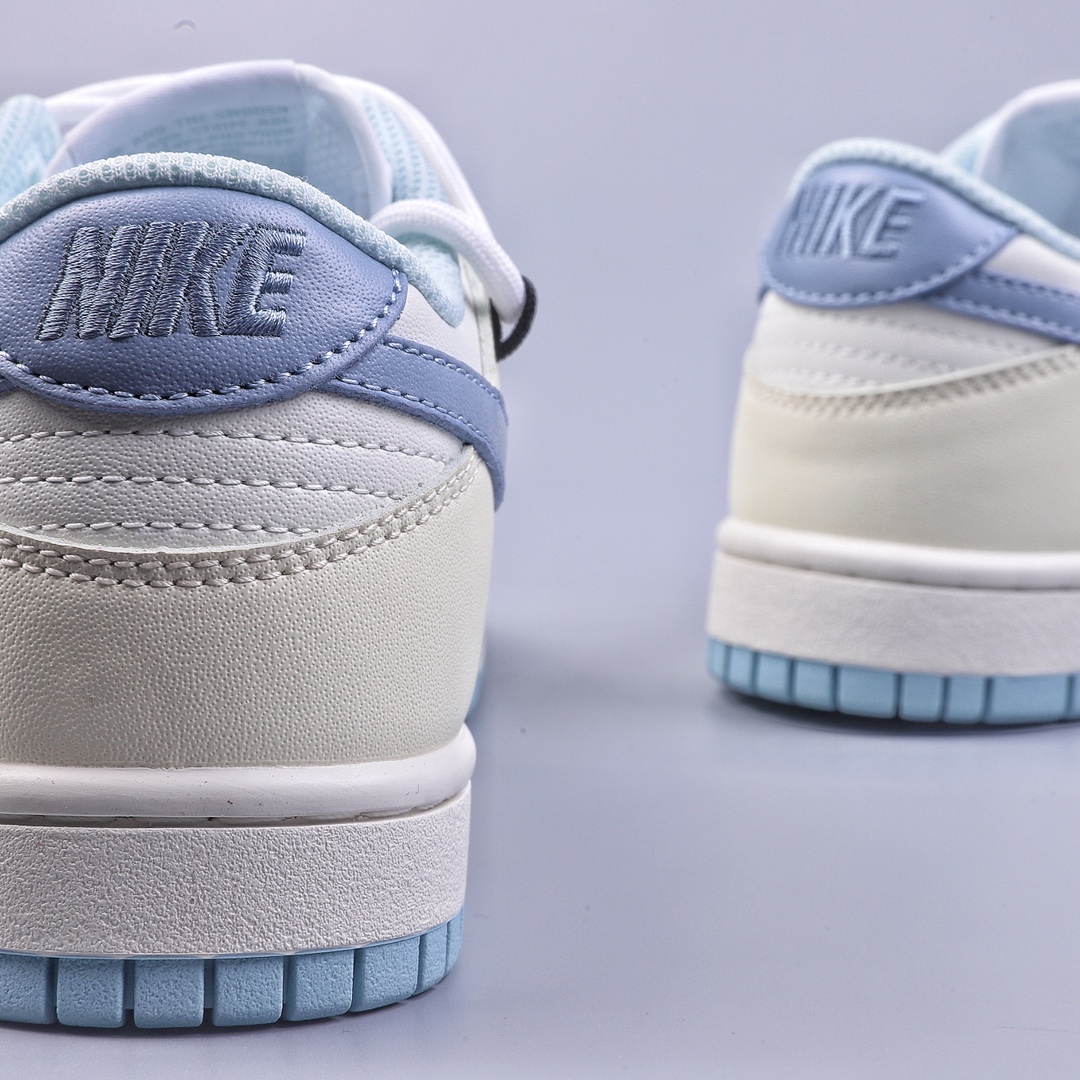 Epic value for money Nike SB Dunk Low ”Milk White/Blue” dunk series low-top casual sports skateboard shoes DD1503-123