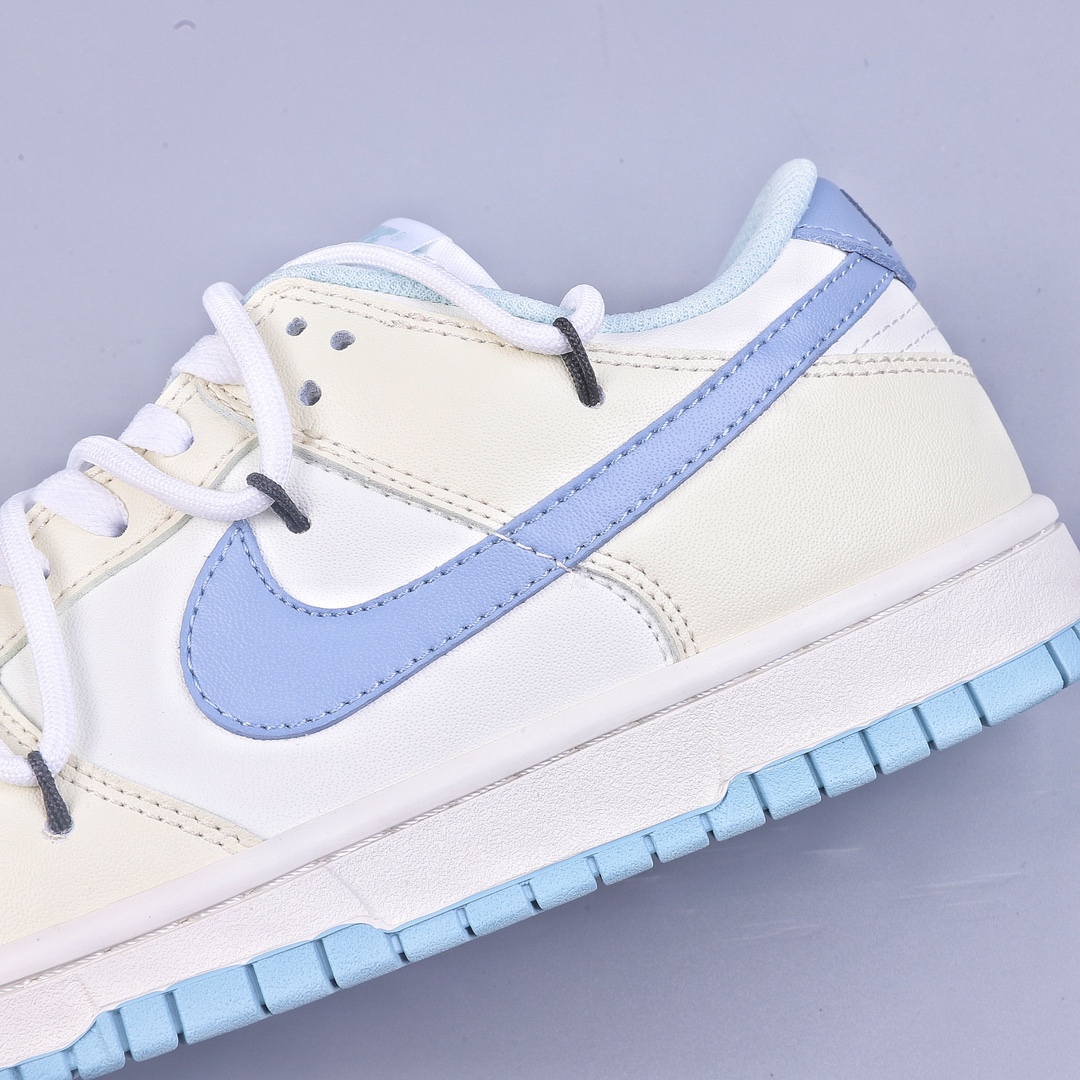 Epic value for money Nike SB Dunk Low ”Milk White/Blue” dunk series low-top casual sports skateboard shoes DD1503-123