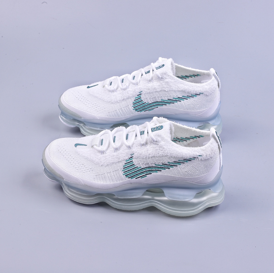 Nike Air Max Scorpion Fk 2022 new full-length next-generation air cushion white and green running shoes DJ4701-100