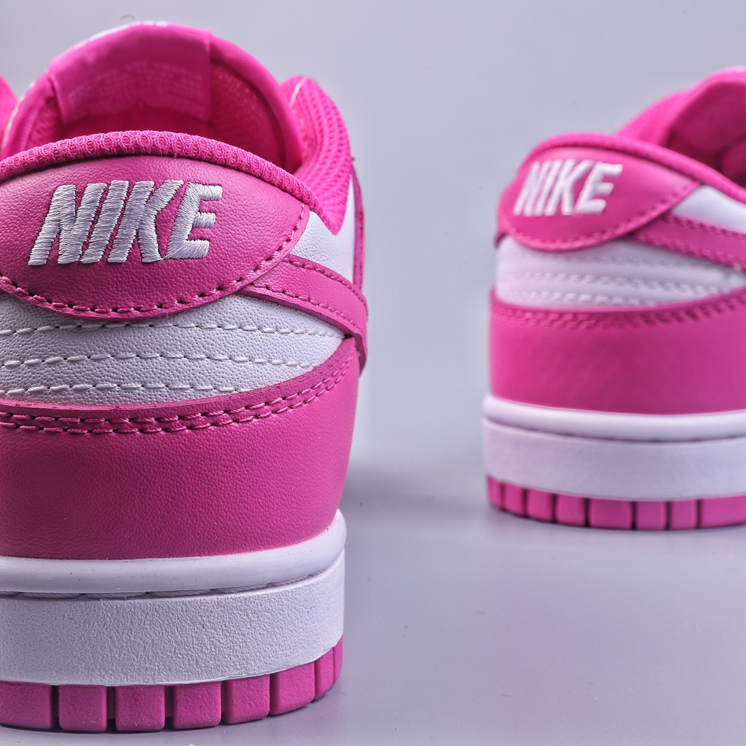 Epic value for money Nk Dunk Low GS ”Active Fuchsia” Barbie pink SB low-top casual sneakers FJ0704-100