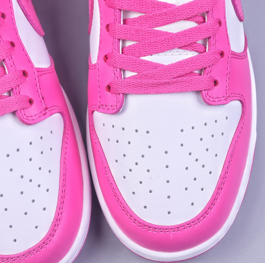 Epic value for money Nk Dunk Low GS ”Active Fuchsia” Barbie pink SB low-top casual sneakers FJ0704-100