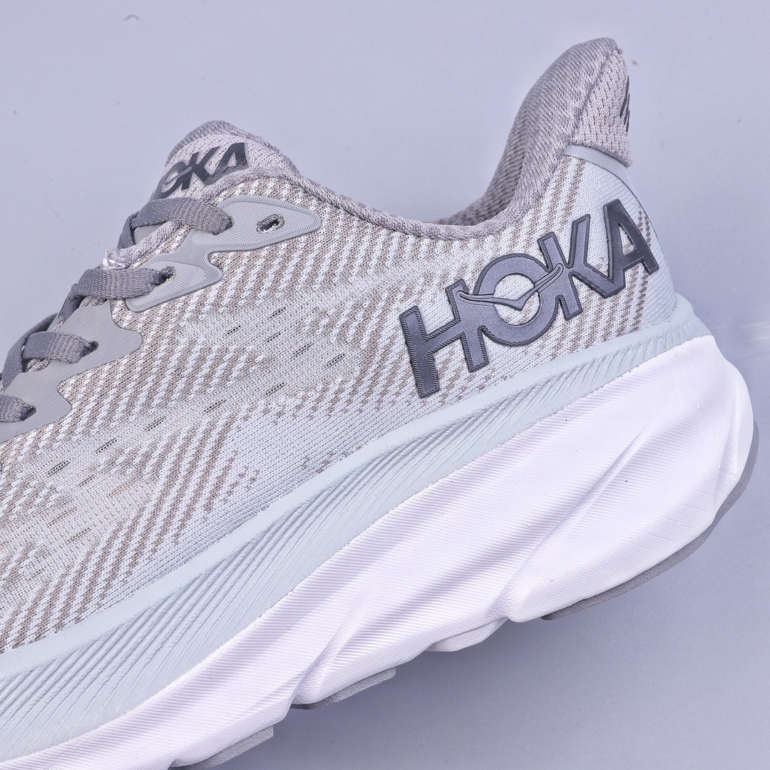 Hoka One One Clifton 9 low-top thick sole lightweight outdoor sneakers