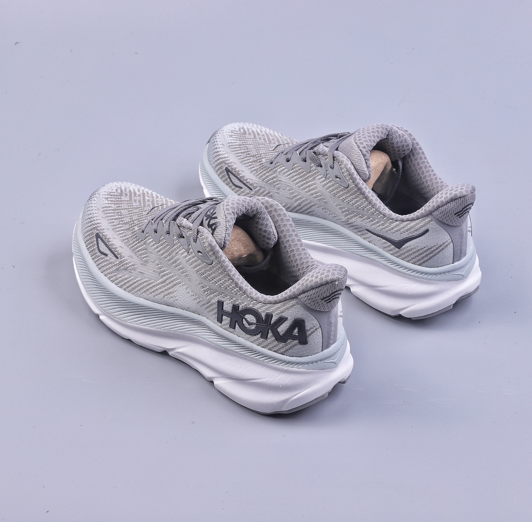 Hoka One One Clifton 9 low-top thick sole lightweight outdoor sneakers