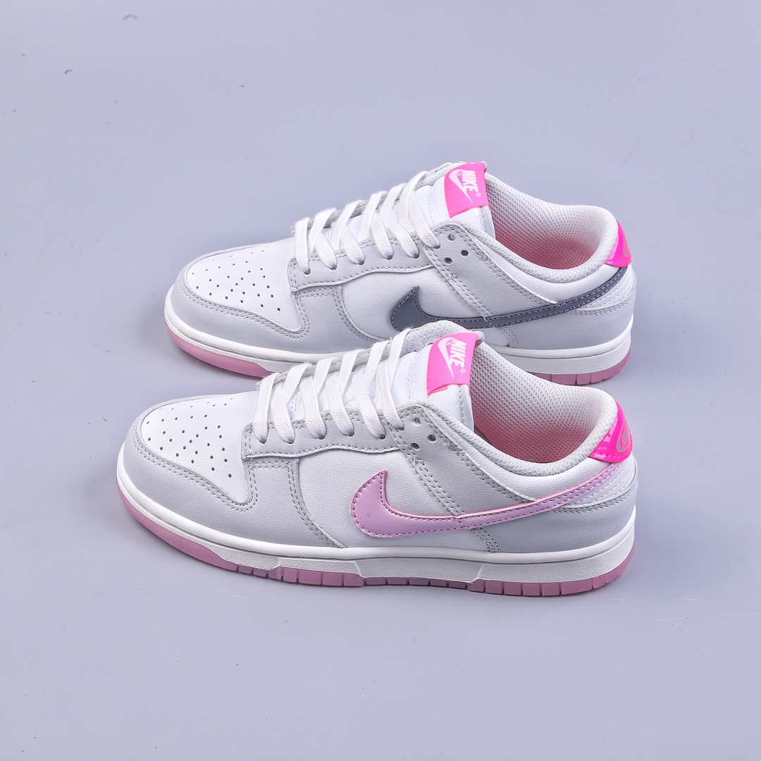 Nike Dunk Low ” 520 Summit White and Pink Foam ” pink white FN3451-161