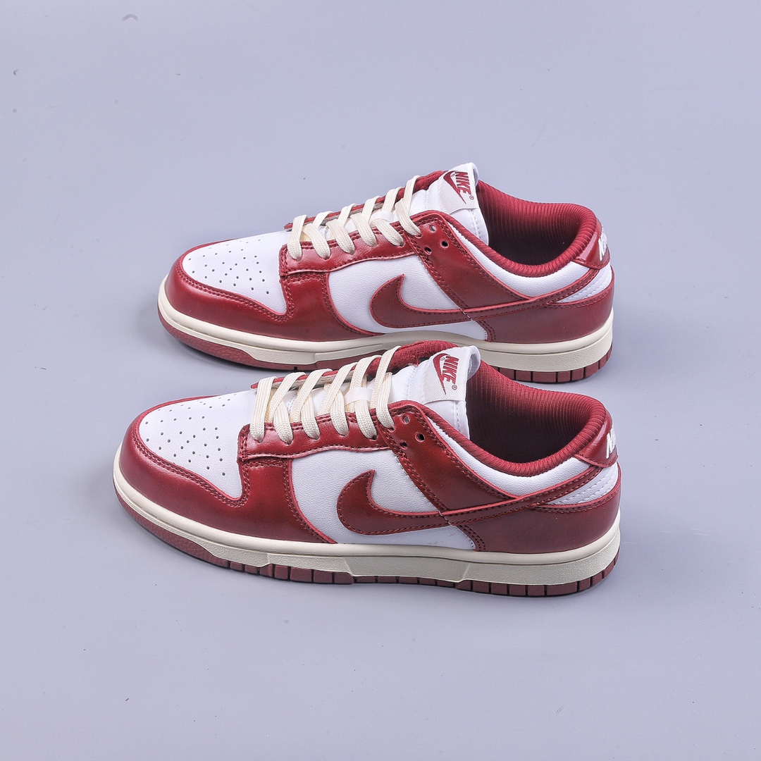 Nike Dunk Low Prm ”Team Red” retro white and red SB low-top sports and leisure sneakers FJ4555-100