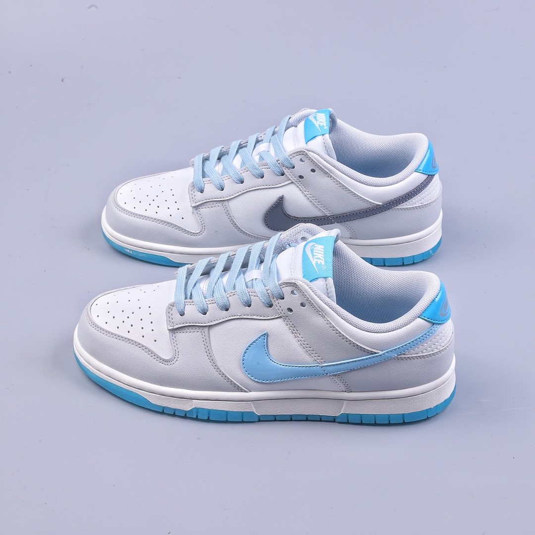 Nike SB Dunk Low Light Gray White Blue Sky FN3433-141