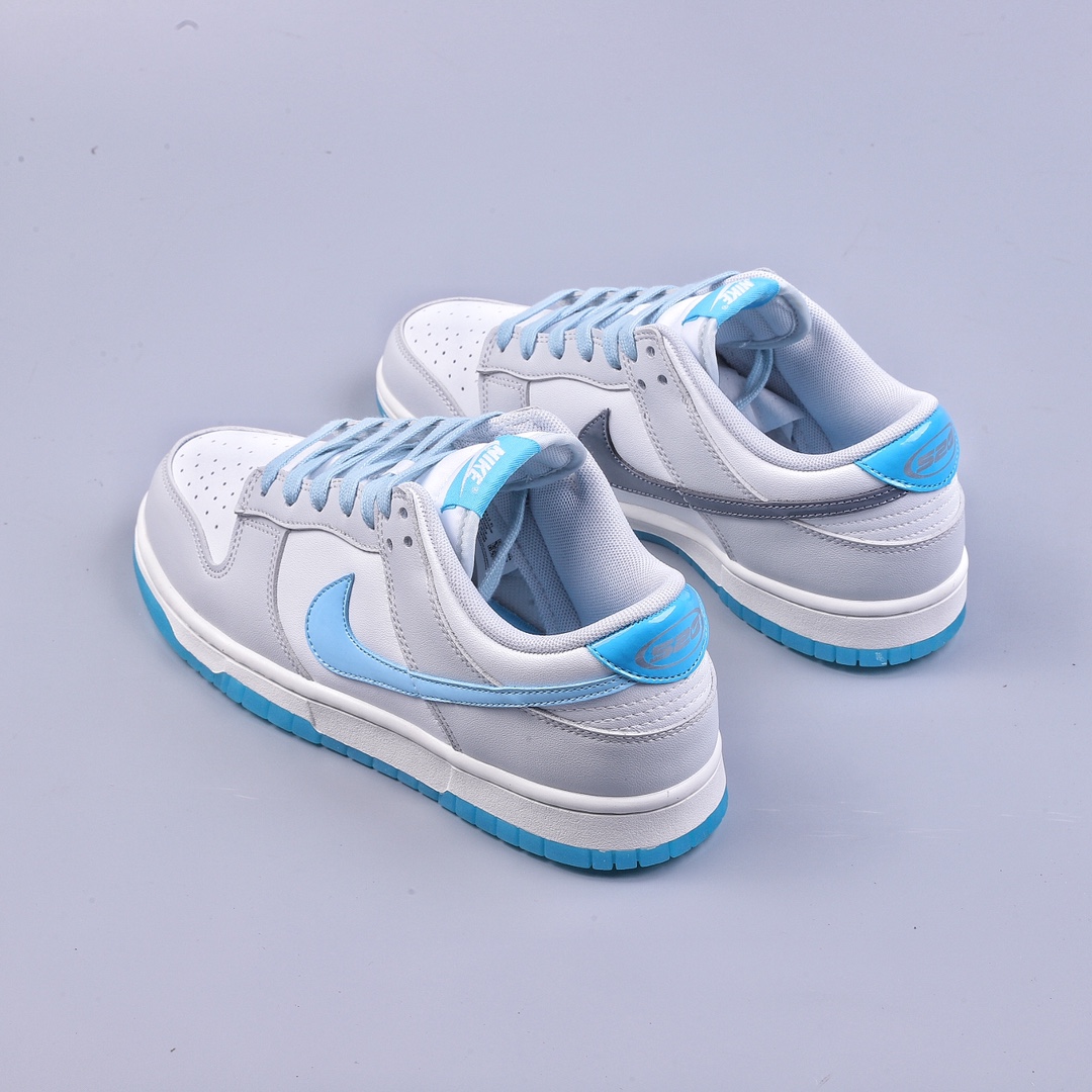 Nike SB Dunk Low Light Gray White Blue Sky FN3433-141