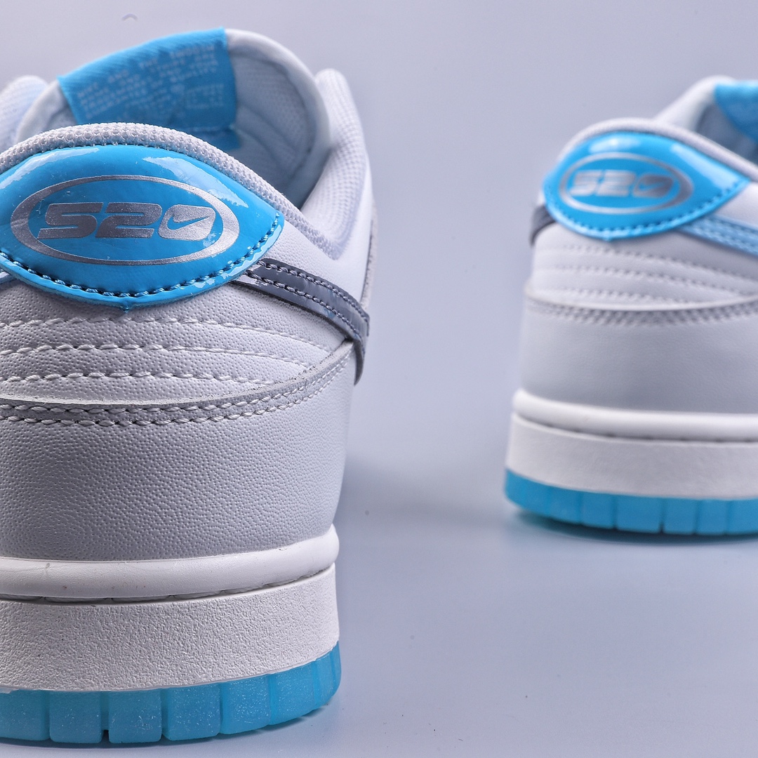 Nike SB Dunk Low Light Gray White Blue Sky FN3433-141