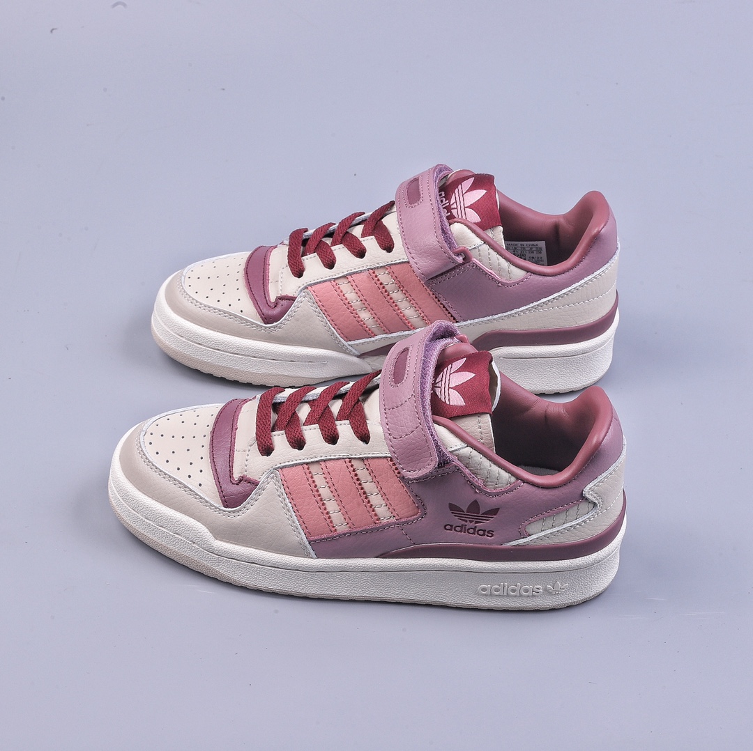 Adidas Forum 84 Low OG Red Bean Milk Tea Low-top Versatile Trendy Casual Sports Shoes HQ6941