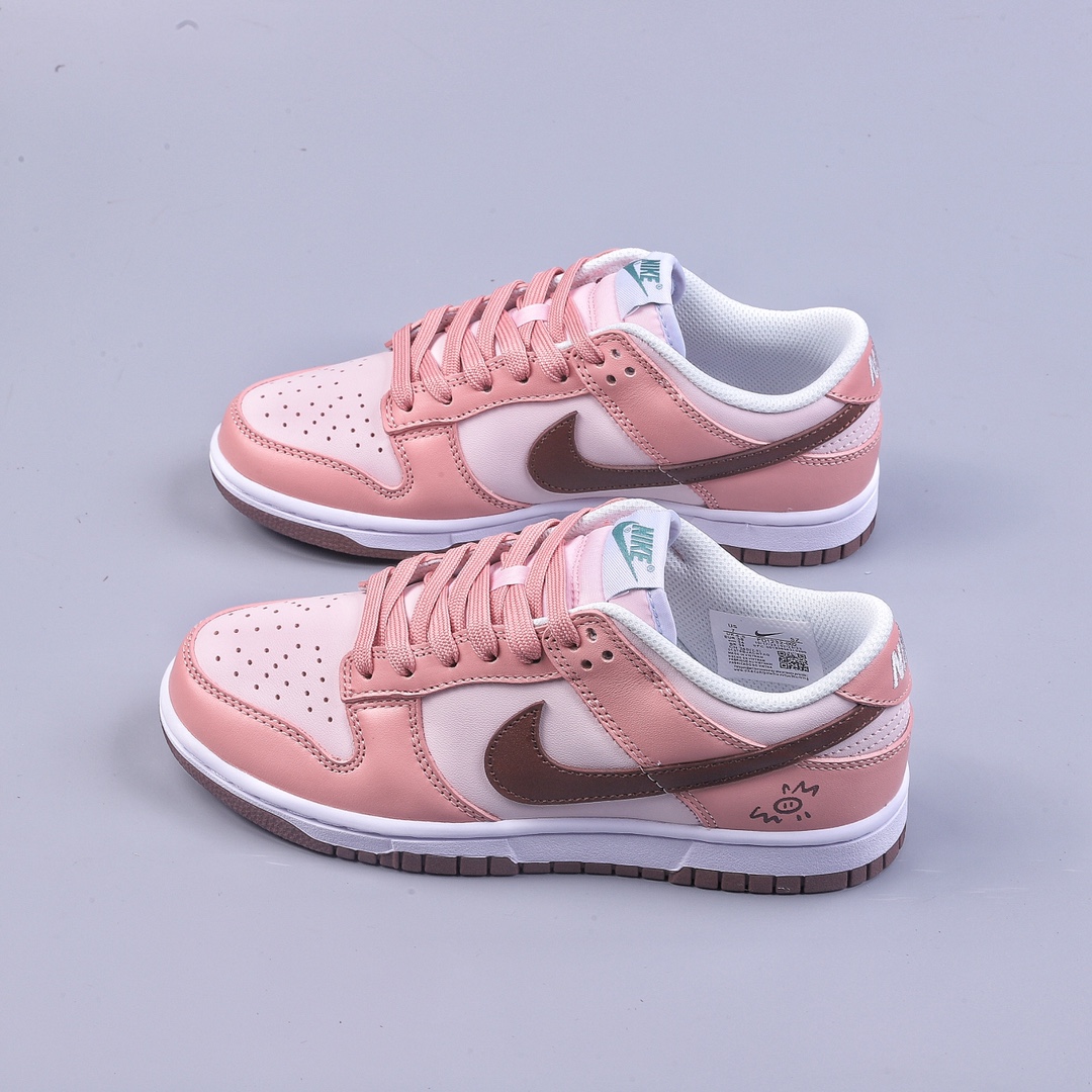 A Nike Dunk Low Bubble Jellyfish Strawberry Hug Pig Strawberry Pink FD1232-002