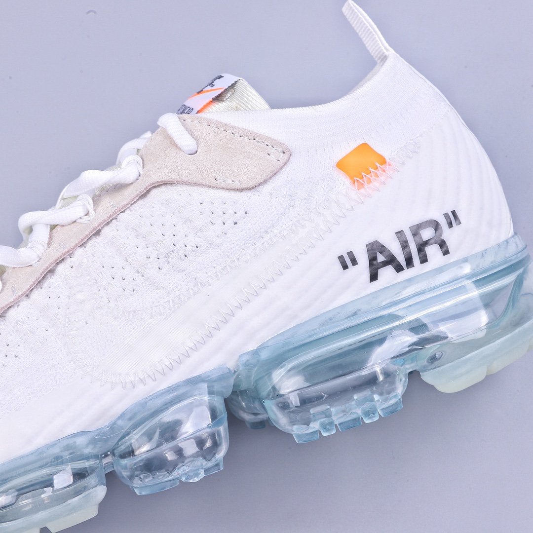 Off White x Nike Vapor Max steam air cushion jogging shoes AA3831-100