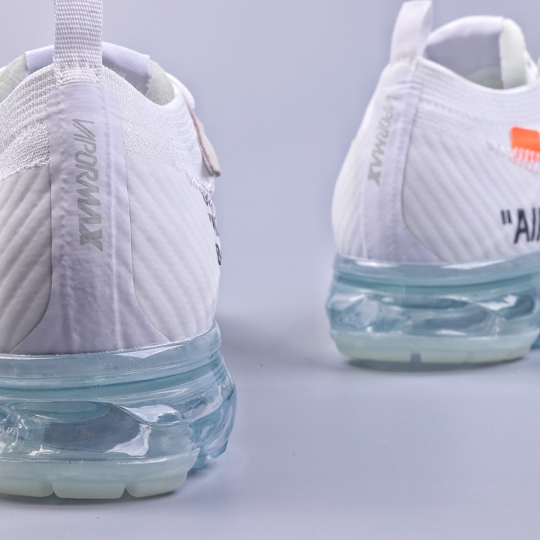 Off White x Nike Vapor Max steam air cushion jogging shoes AA3831-100