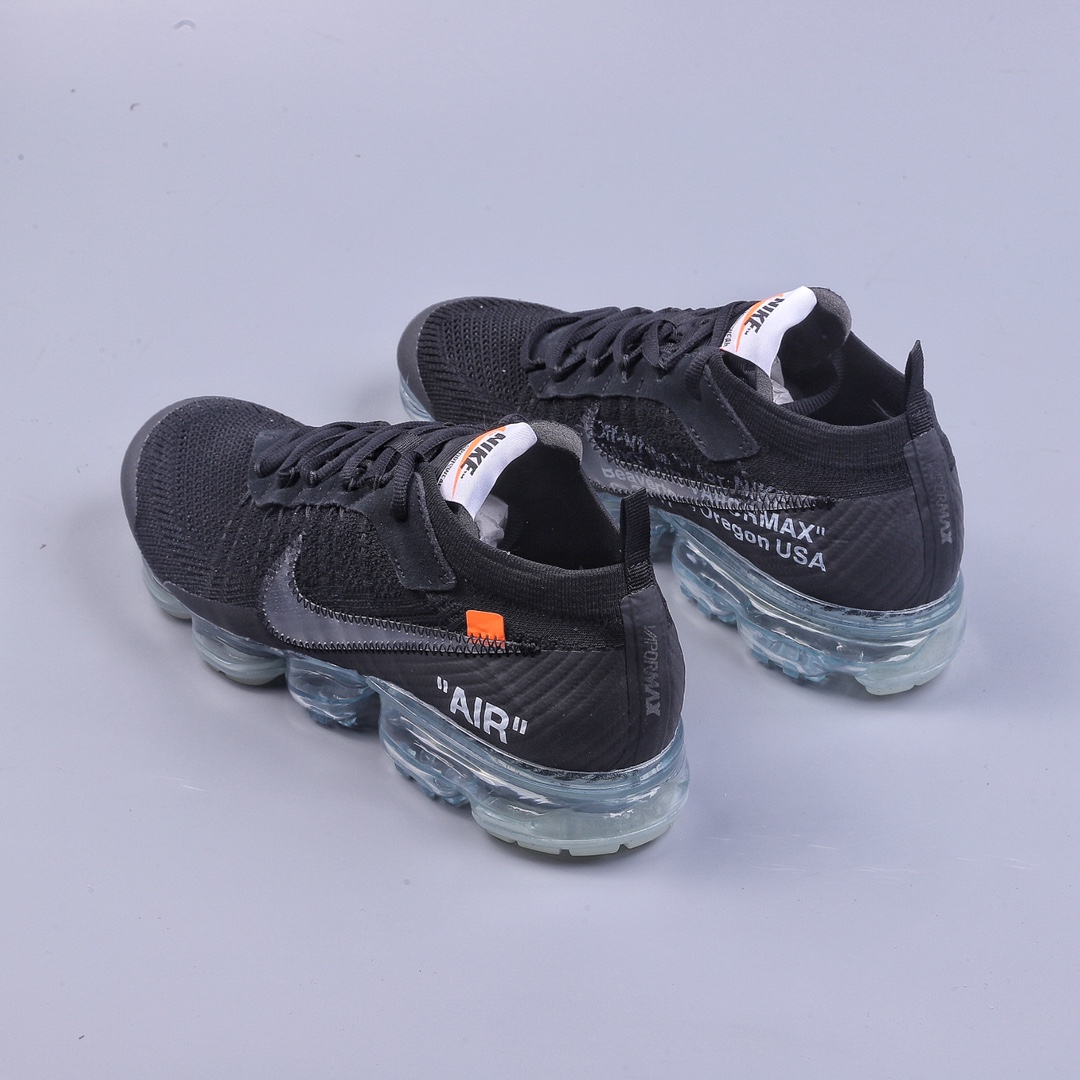 Off White x Nike Vapor Max steam air cushion jogging shoes AA3831-002