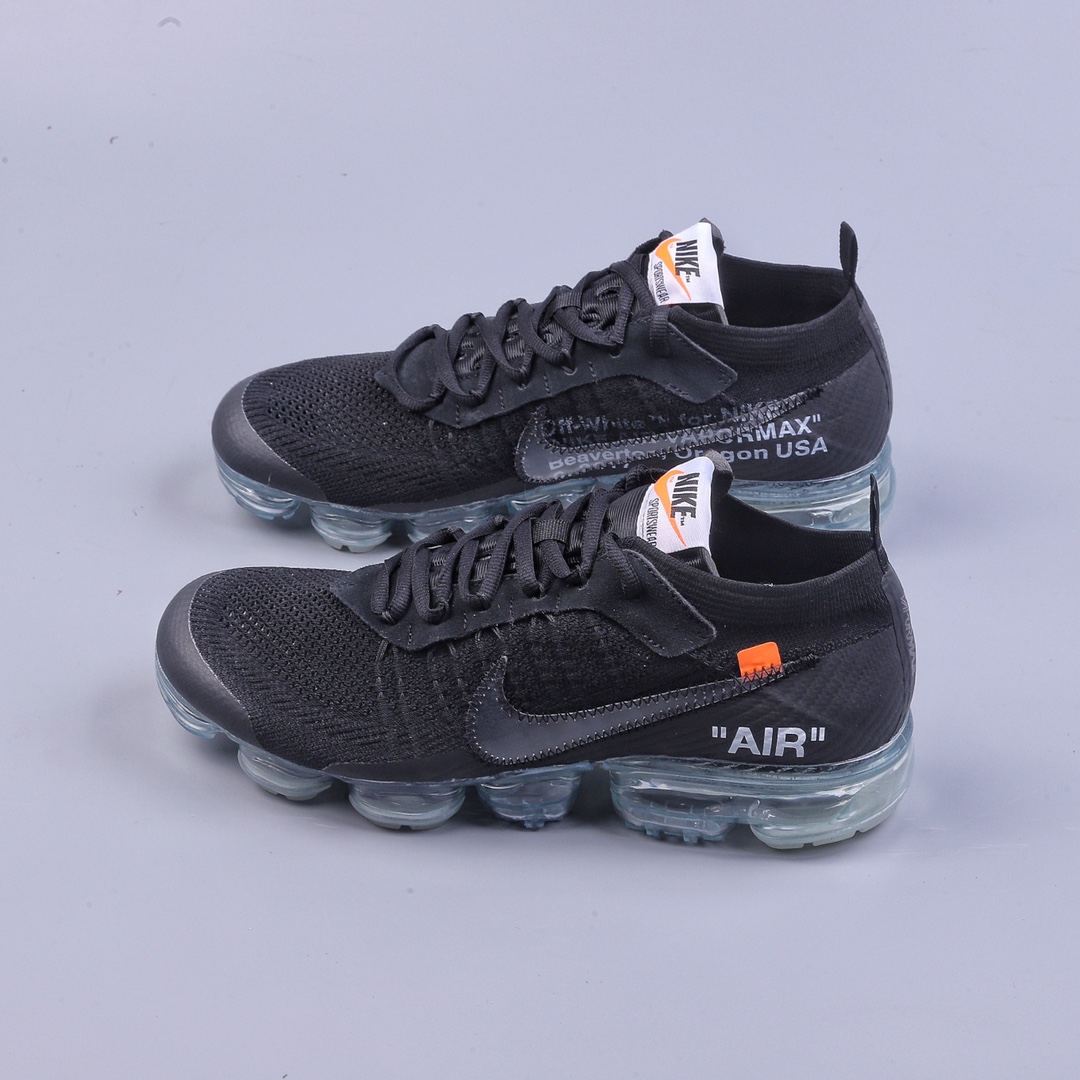 Off White x Nike Vapor Max steam air cushion jogging shoes AA3831-002