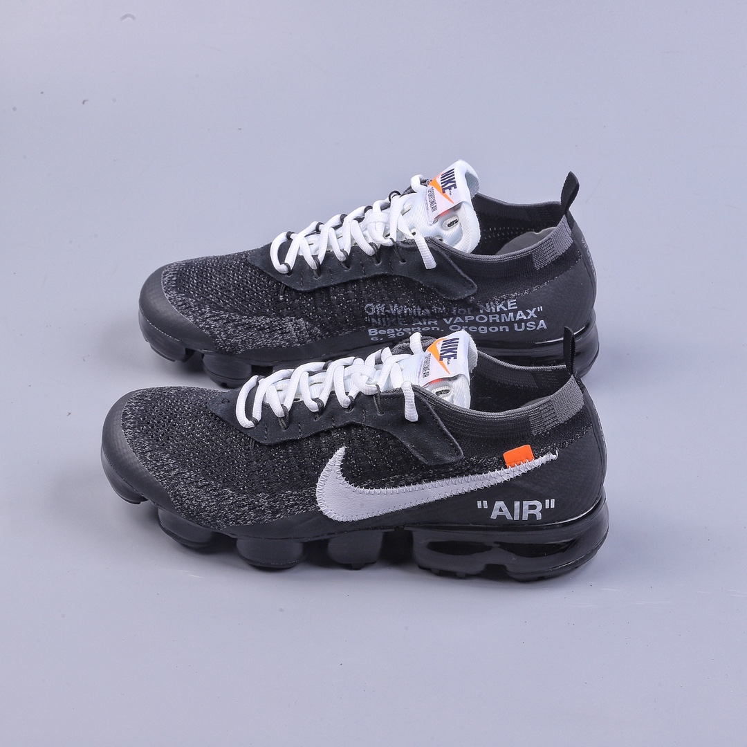 Off White x Nike Vapor Max steam air cushion jogging shoes AA3831-001