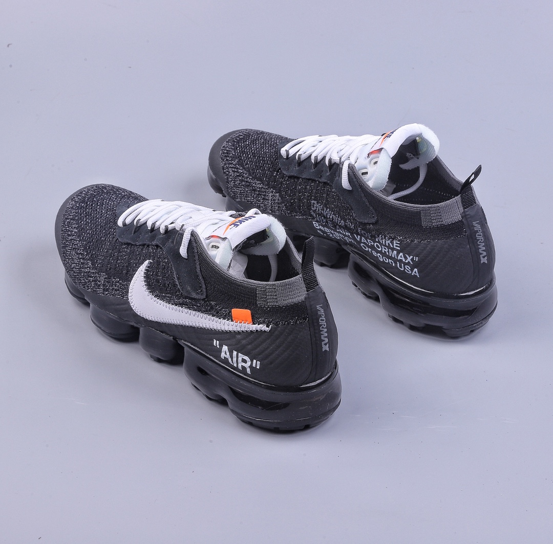 Off White x Nike Vapor Max steam air cushion jogging shoes AA3831-001