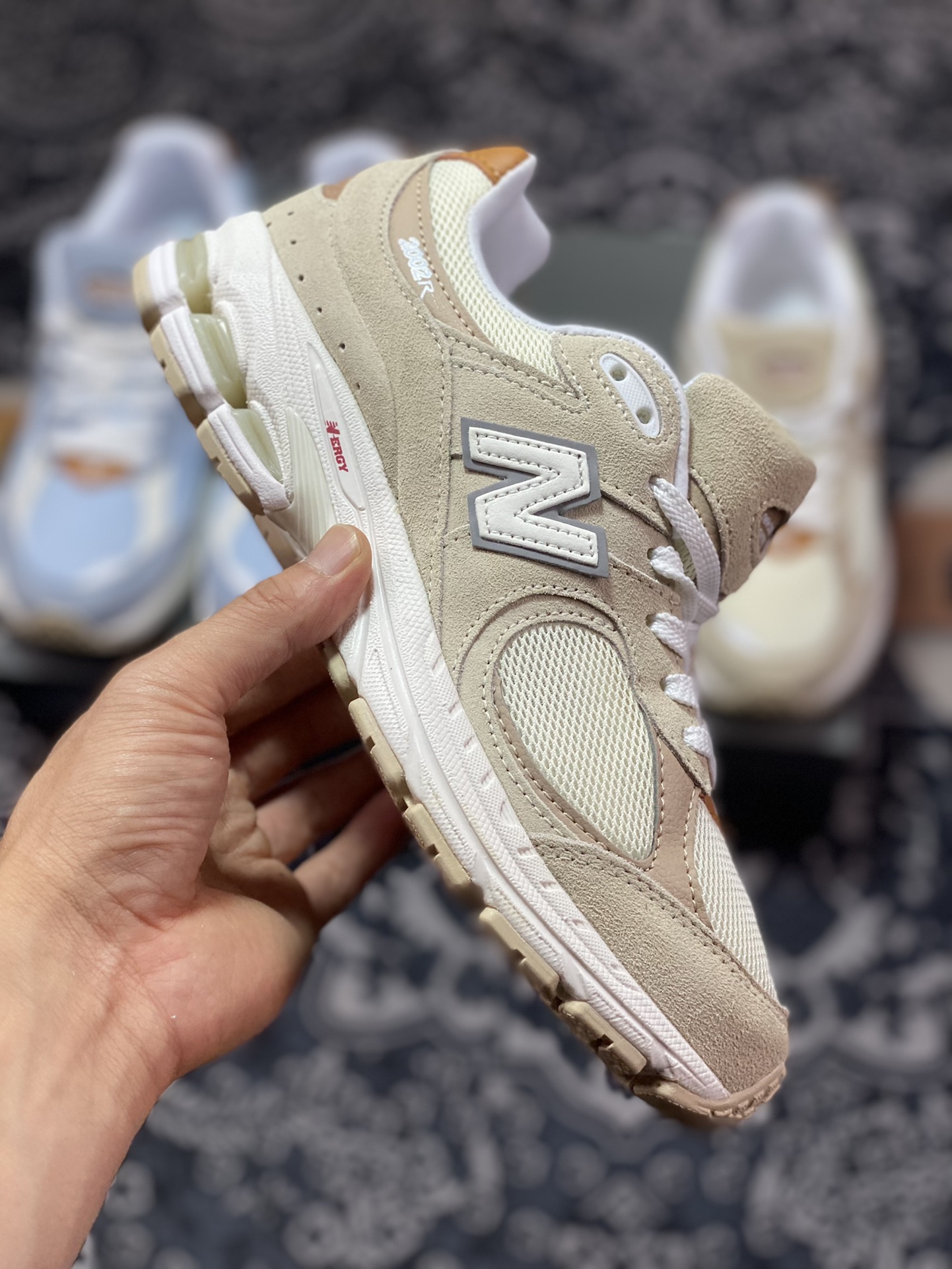 Original factory grade New Balance 2002R beige classic color M2002RSC