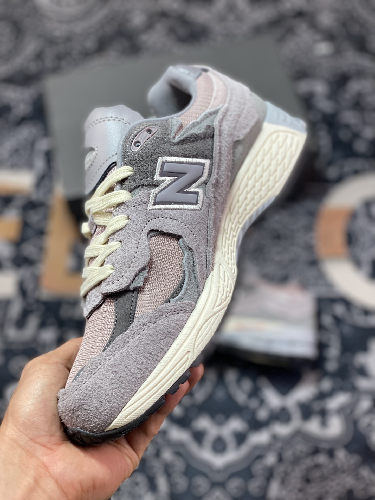 New Balance 2002R Gray Purple Classic Color M2002RDY