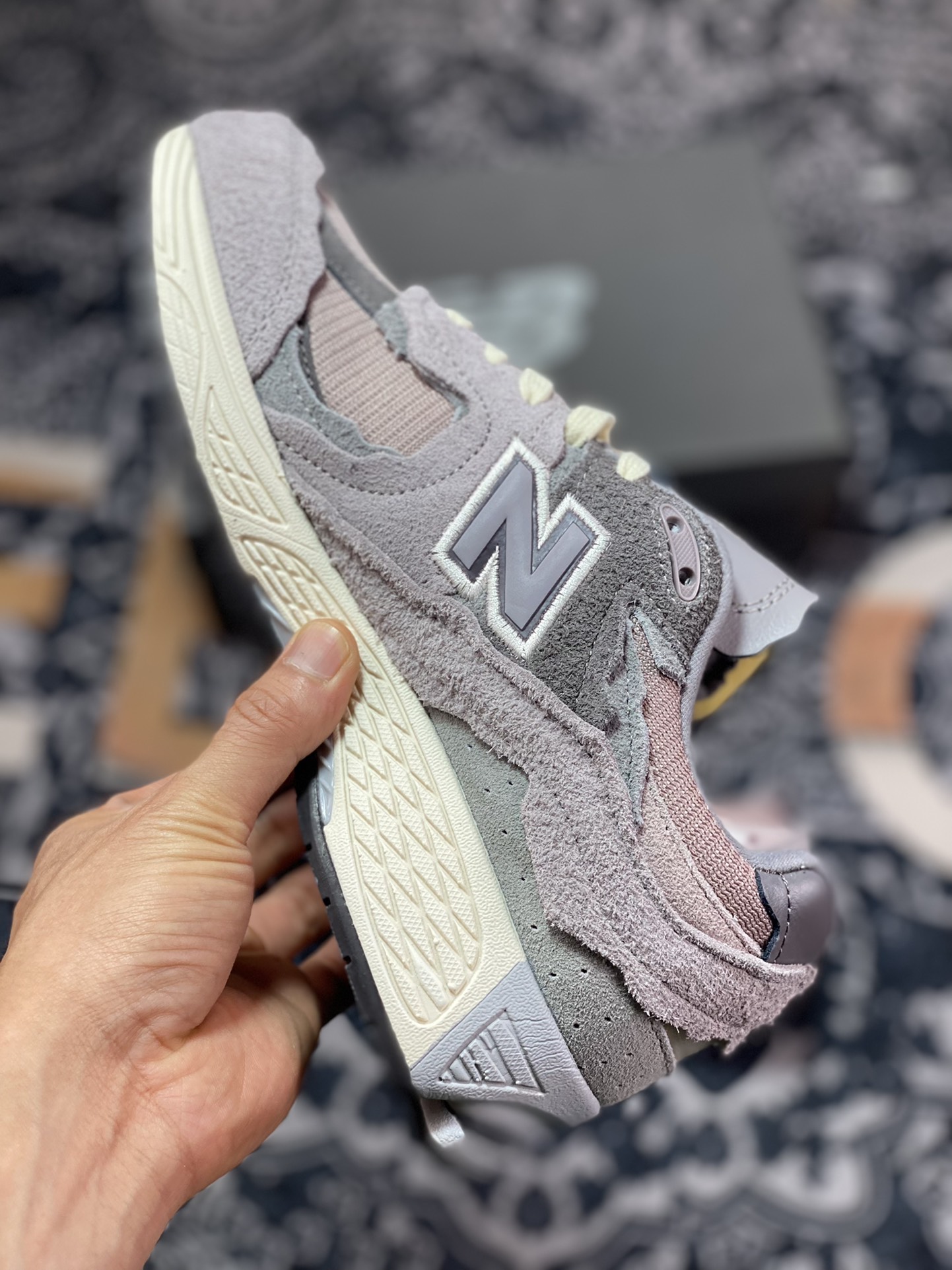 New Balance 2002R Gray Purple Classic Color M2002RDY