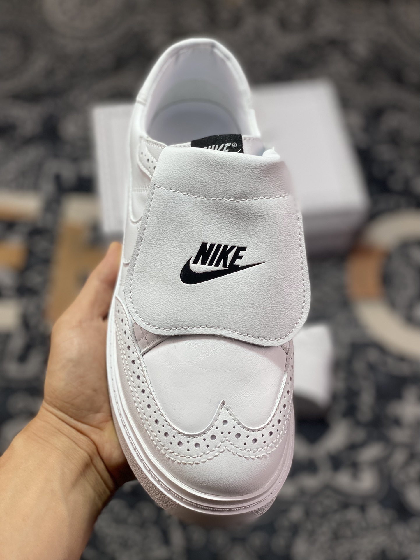 PEACEMINUSONE x Nike Kwondo 1”White” Taekwondo 1st generation series low-top small white sneakers DH2482-100