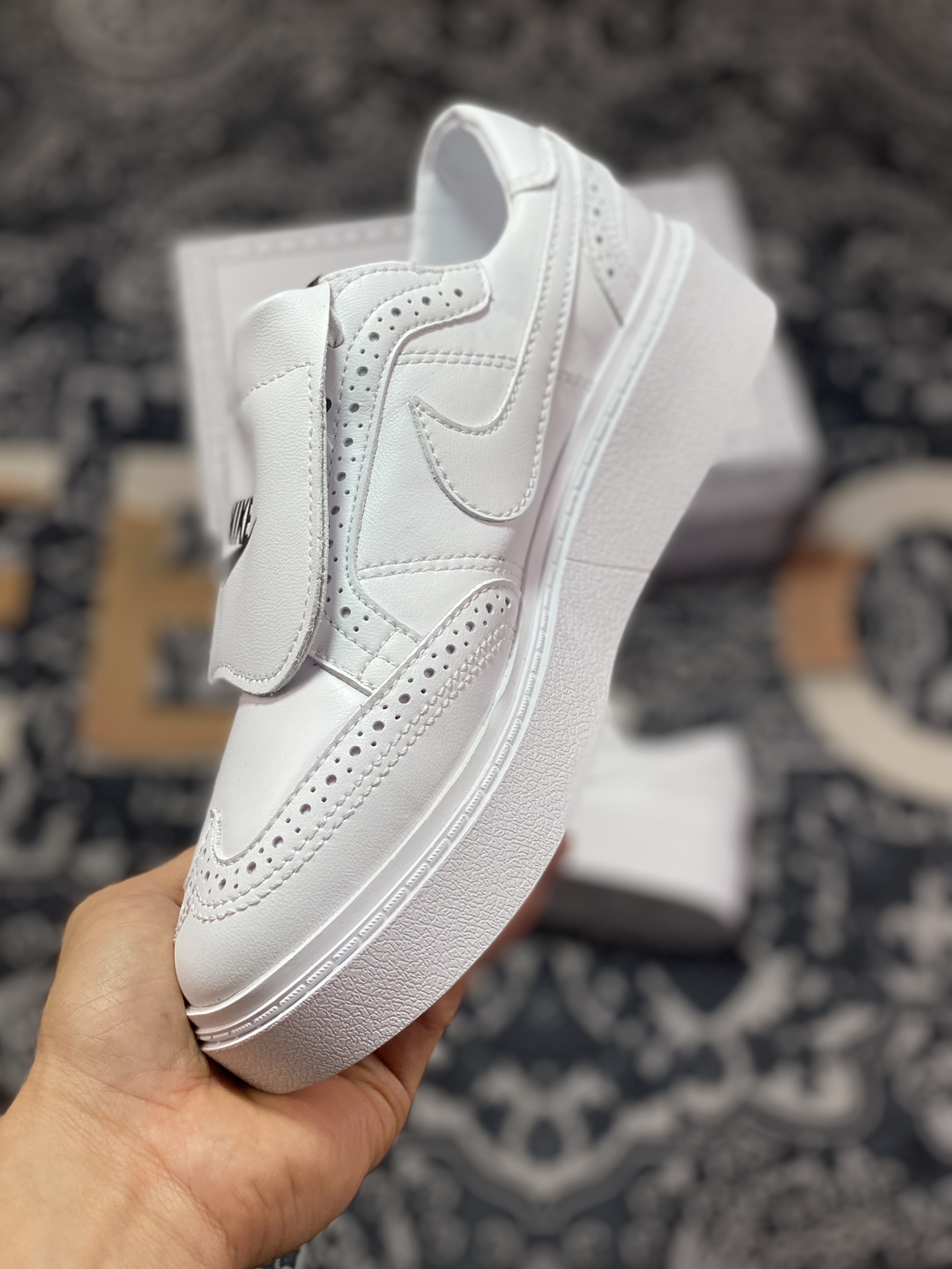 PEACEMINUSONE x Nike Kwondo 1”White” Taekwondo 1st generation series low-top small white sneakers DH2482-100