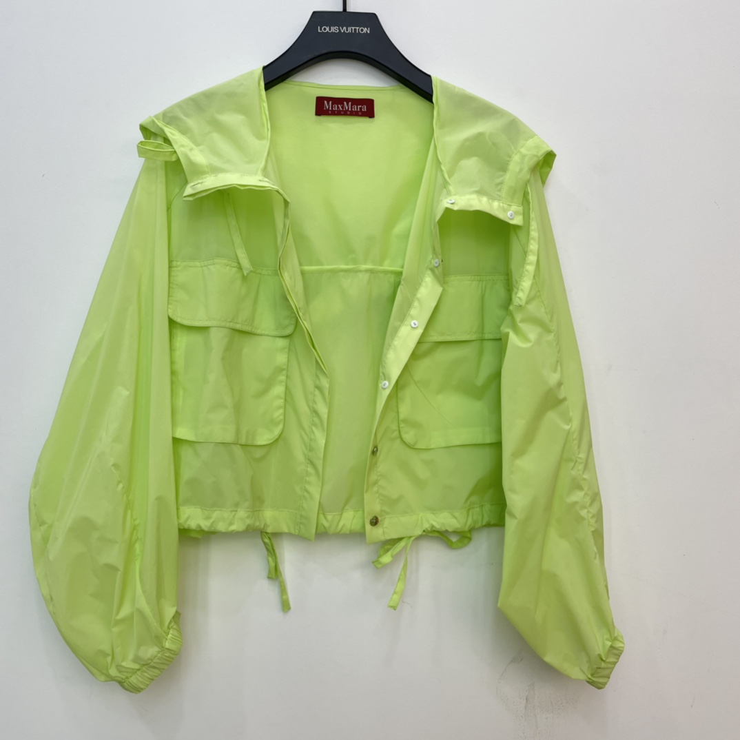 绿色工装防晒衣防水款MAX新款夏季轻薄外套。