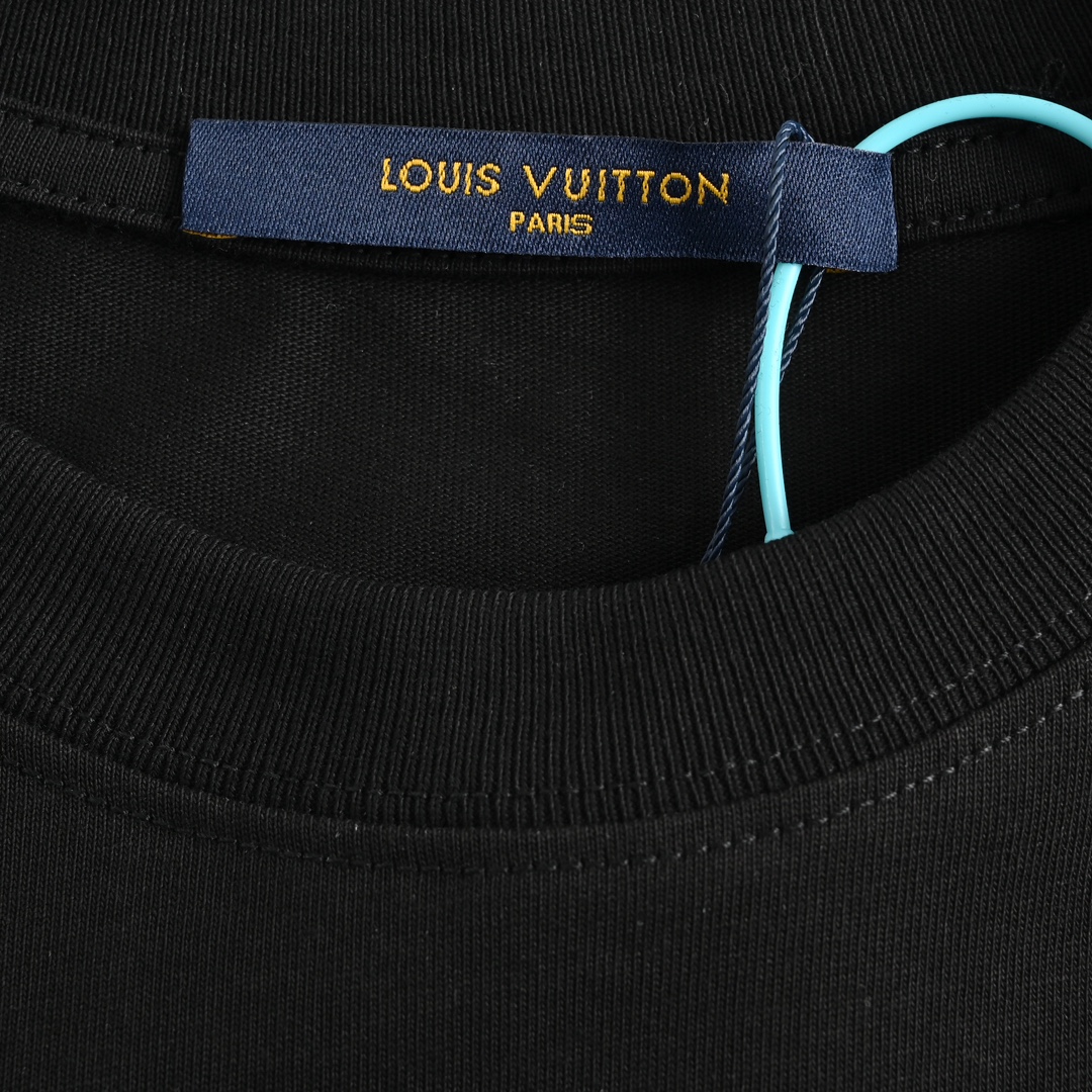 170 Louis Vuitton/路易威登23ss 最新雪花logo刺绣短袖