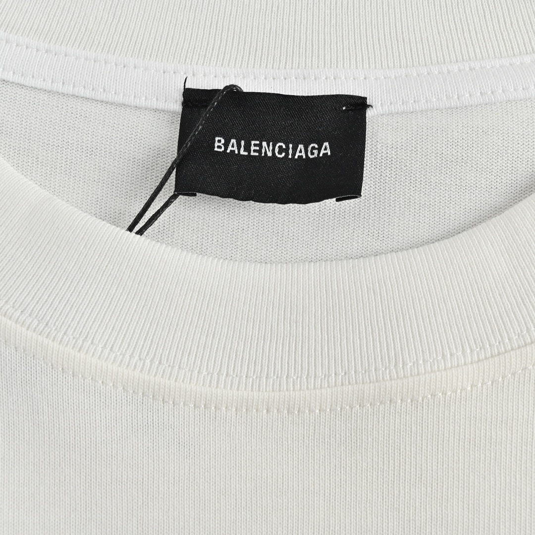 160 Balenciaga/巴黎世家 23ss 手绘涂鸦可乐印花短袖