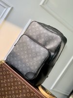 Louis Vuitton LV Dean 1:1
 Bags Backpack Black Monogram Eclipse Sweatpants M45335