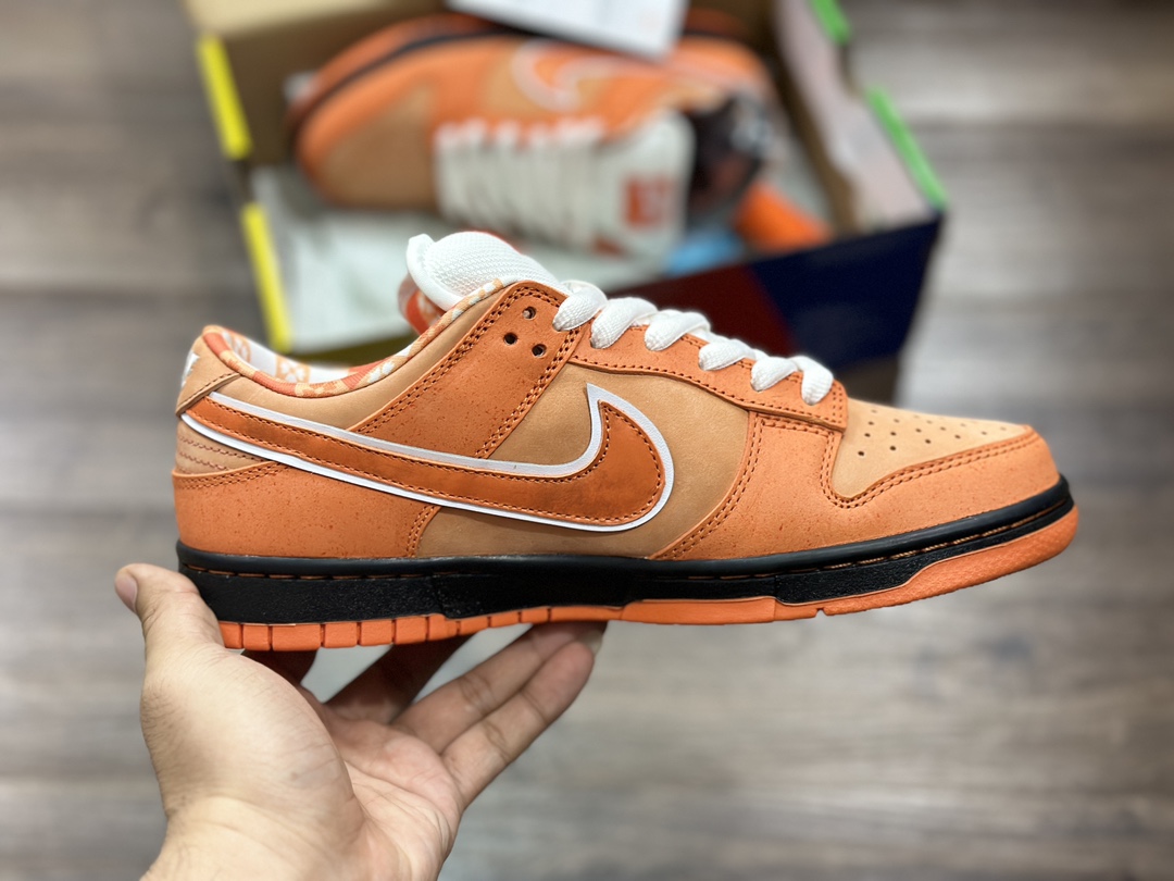 300 NIKE SB Dunk Low 橙龙虾 低帮休闲运动鞋 FD8776-800