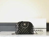 Chanel Bags Handbags Black Gold Hardware Patent Leather Spring/Summer Collection Vintage