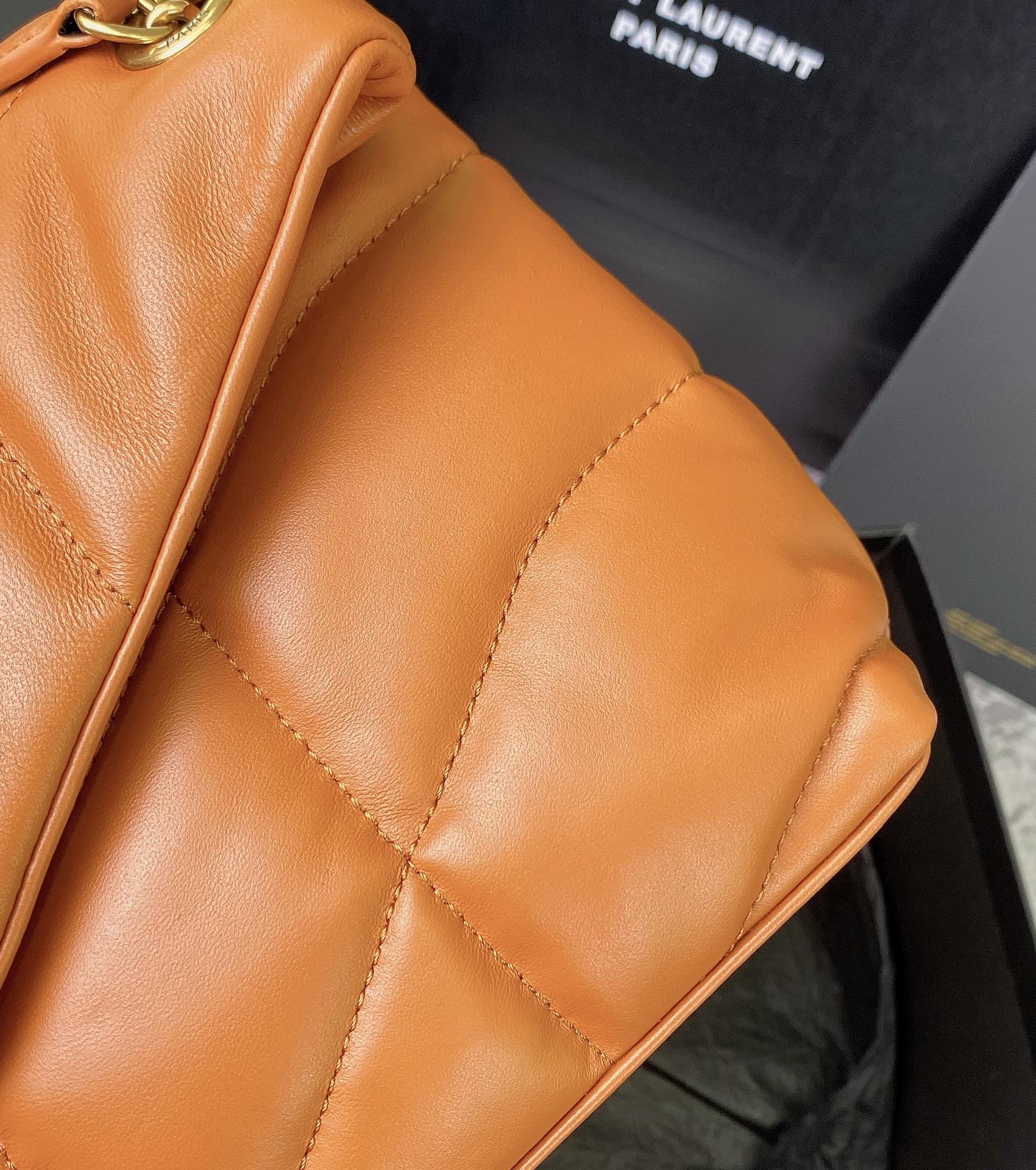 Yves Saint Laurent Loulou Puffer Caramel Lambskin Shoulder Bag 8 i1685177679 9316 7