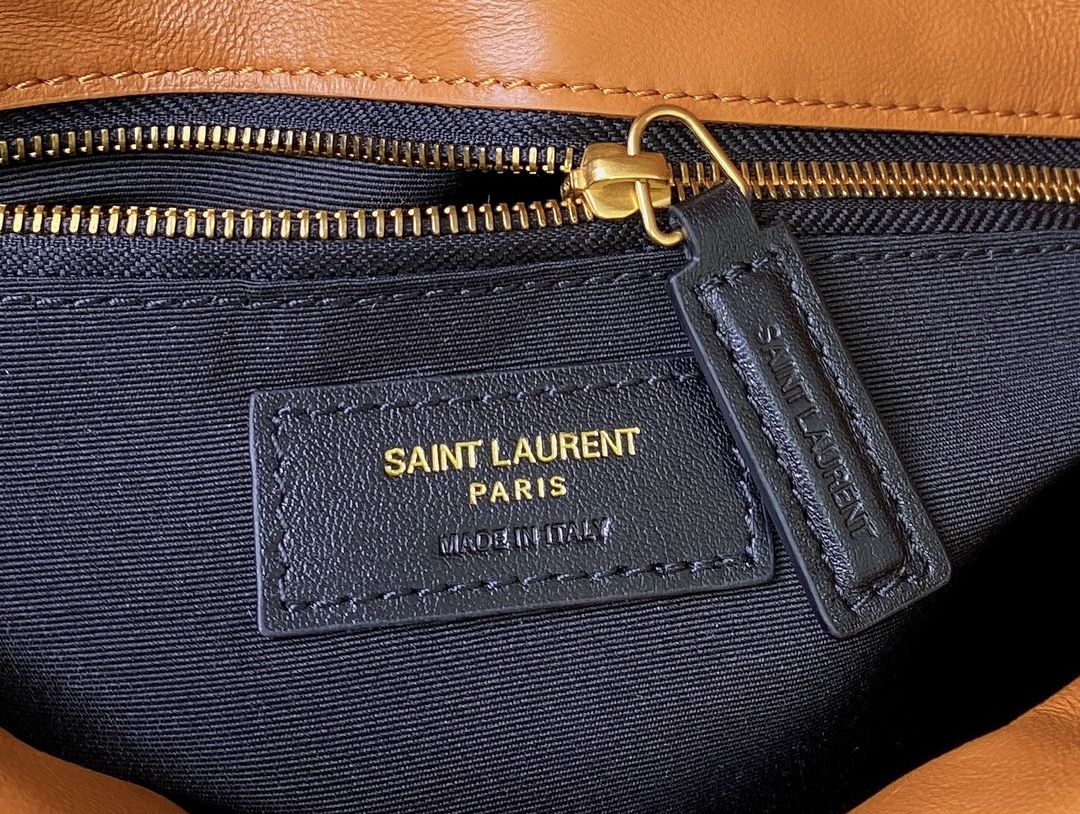 Yves Saint Laurent Loulou Puffer Caramel Lambskin Bag with Gold Hardware 4 i1685177730 3503 1