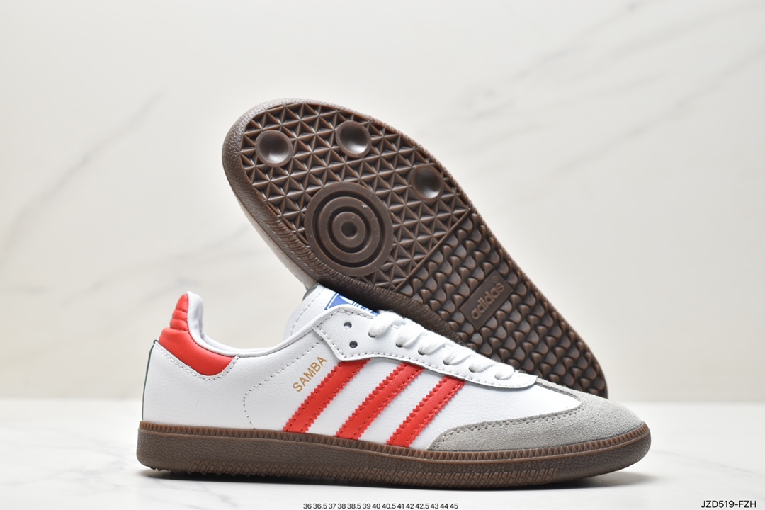 Adidas Originals Samba Vegan OG Samba Dance Series Gentleman's Moral Training Sneakers HP3354