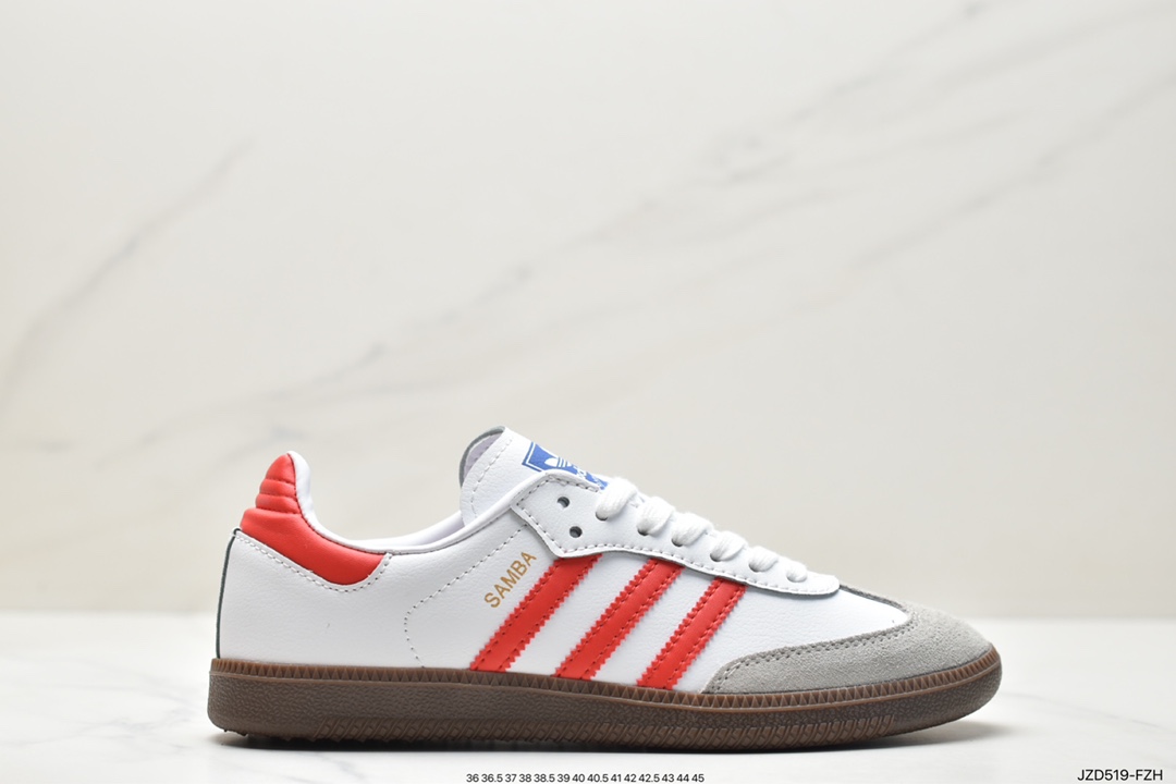 Adidas Originals Samba Vegan OG Samba Dance Series Gentleman's Moral Training Sneakers HP3354