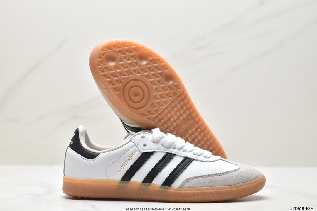 Adidas Originals Samba Vegan OG Samba Dance Series Gentleman's Moral Training Sneakers HP3354