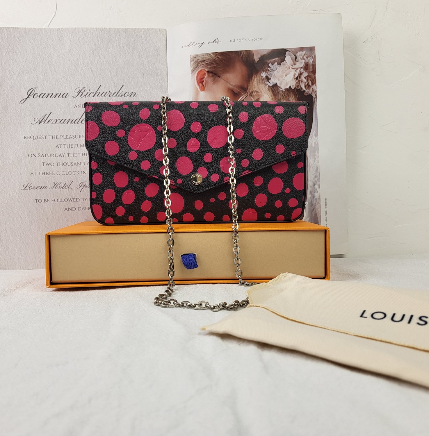 Louis Vuitton x Yayoi Kusama 3-piece set full view