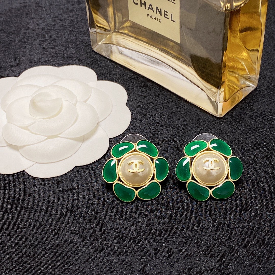 小香新款Chanel香奈儿祖母绿花瓣