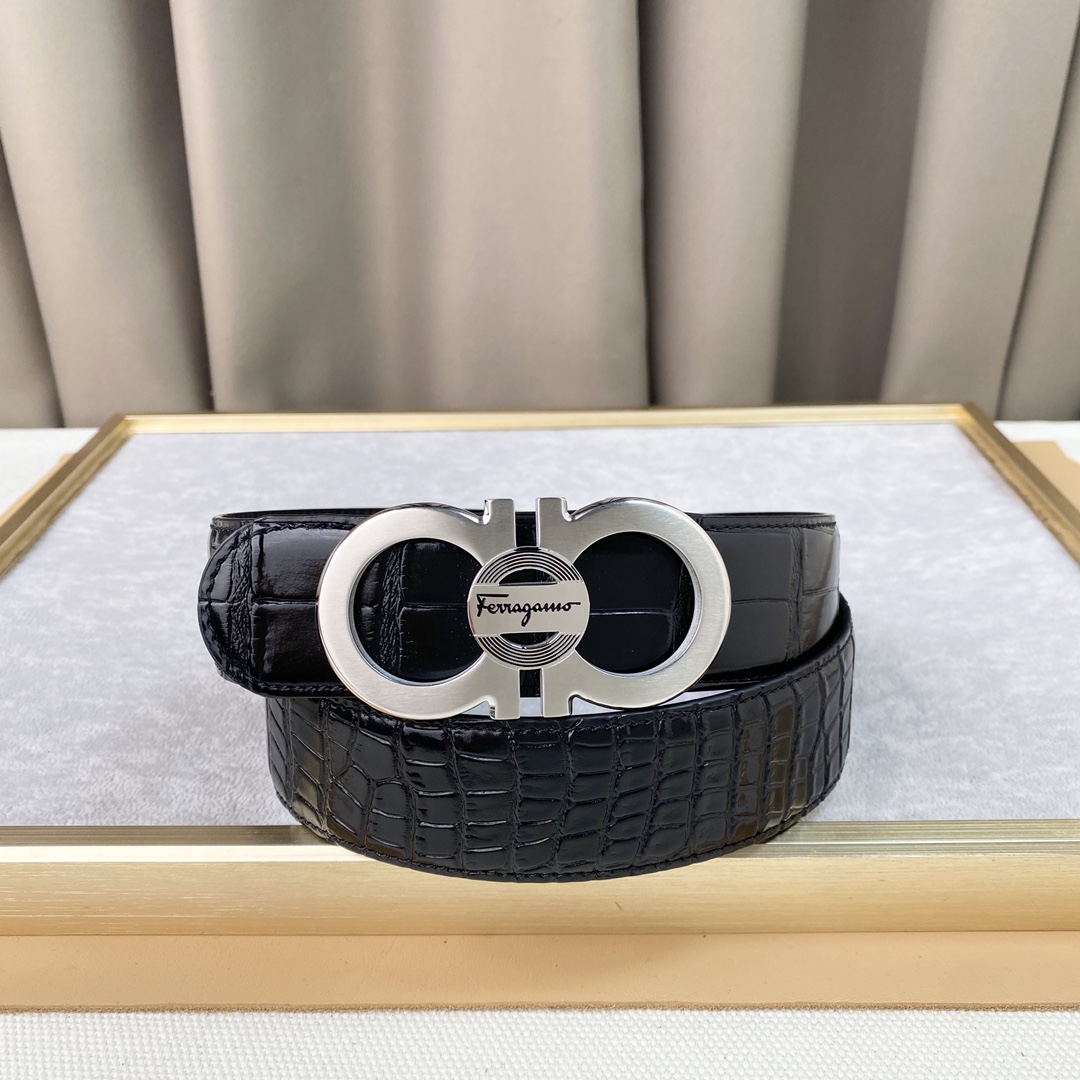 男士费拉柔软细腻百搭大方宽3.8CM